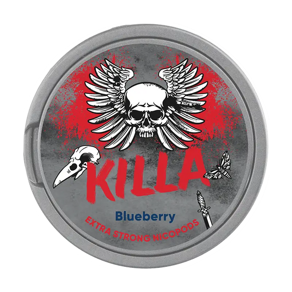 KILLA Blueberry Extra Strong Nicotine Pouches (20pcs/Can) | Premium Vapes shop UAE