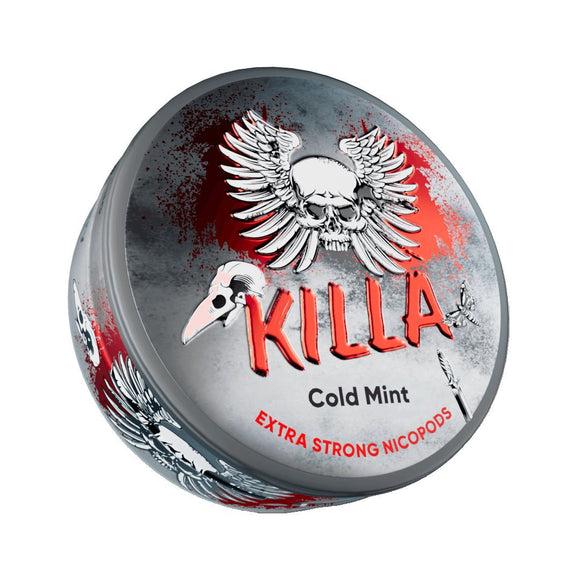 KILLA Cold Mint Extra Strong Nicotine Pouches (20pcs/Can) | Premium Vapes shop UAE