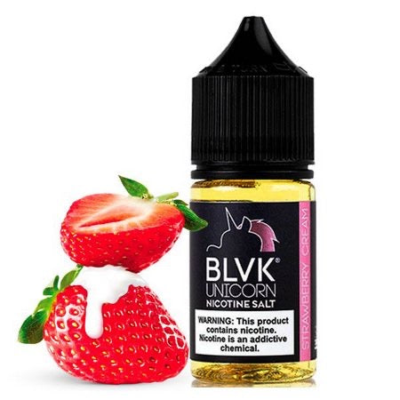 Strawberry Cream - BLVK SALTNIC