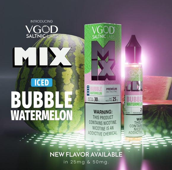 Iced Bubble Watermelon Saltnic - VGOD | Premium Vapes shop UAE