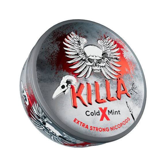 KILLA X Cold Mint Extra Strong Nicotine Pouches (20pcs/Can) | Premium Vapes shop UAE