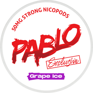Pablo Grape Ice Exclusive Nicotine Pouches 50mg (20pcs/Can) | Premium Vapes shop UAE
