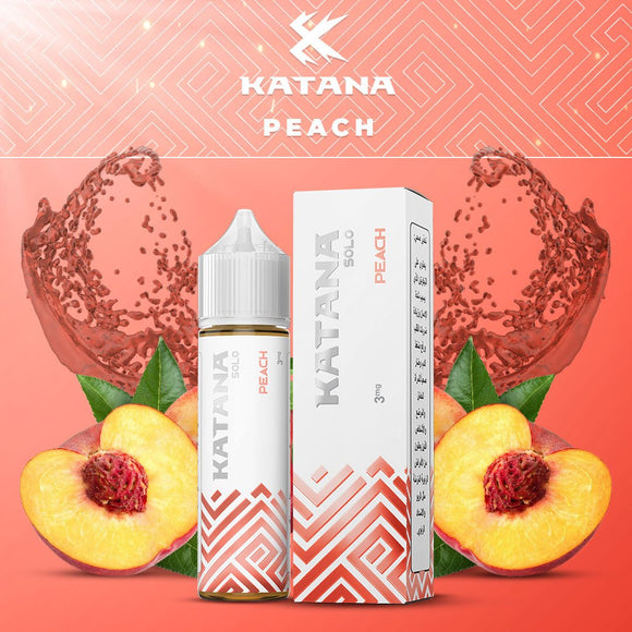 Katana Solo - Peach E-liquid 60ml | Premium Vapes shop UAE