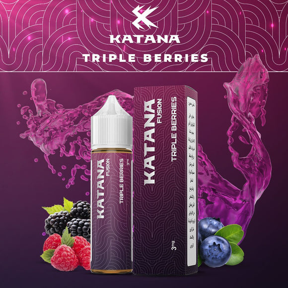 Katana Fusion - Triple Berries E-liquid 60ml | Premium Vapes shop UAE