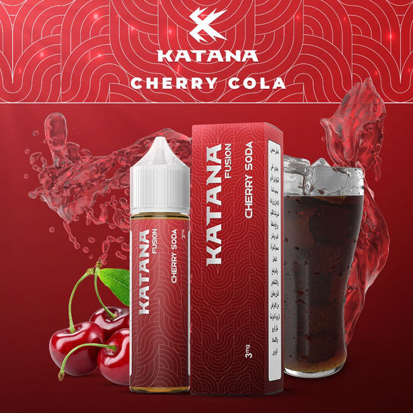 Katana Fusion - Cherry Soda E-liquid 60ml | Premium Vapes shop UAE