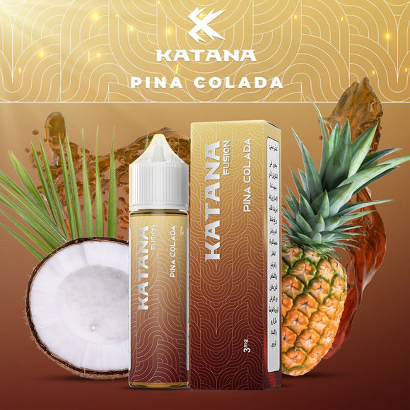 Katana Fusion - Pina Colada E-liquid 60ml | Premium Vapes shop UAE