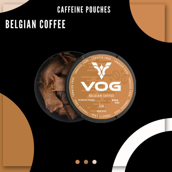 VOG Caffeine Pouches Belgian Coffee (20pcs/Can) | Premium Vapes shop UAE