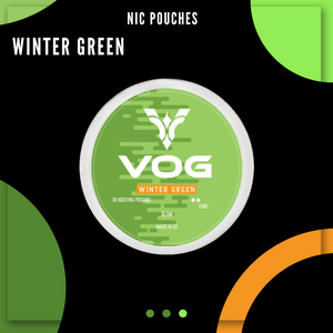VOG Nicotine Pouches Winter Green (20pcs/Can) | Premium Vapes shop UAE