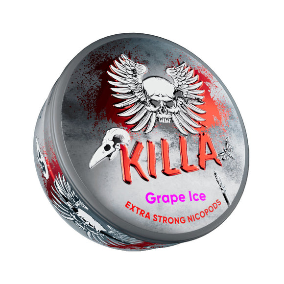 KILLA Grape Ice Extra Strong Nicotine Pouches (20pcs/Can) | Premium Vapes shop UAE