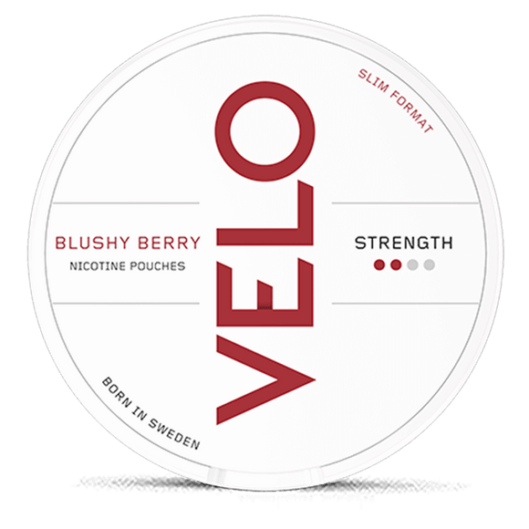 Velo Blushy Berry Nicotine Pouches (20pcs/Can) | Premium Vapes shop UAE