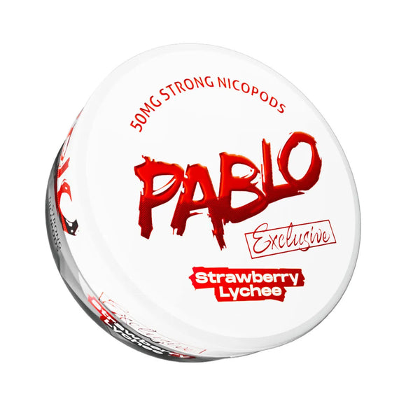 Pablo Exclusive Strawberry Lychee Nicotine Pouches (20pcs/Can) | Premium Vapes shop UAE