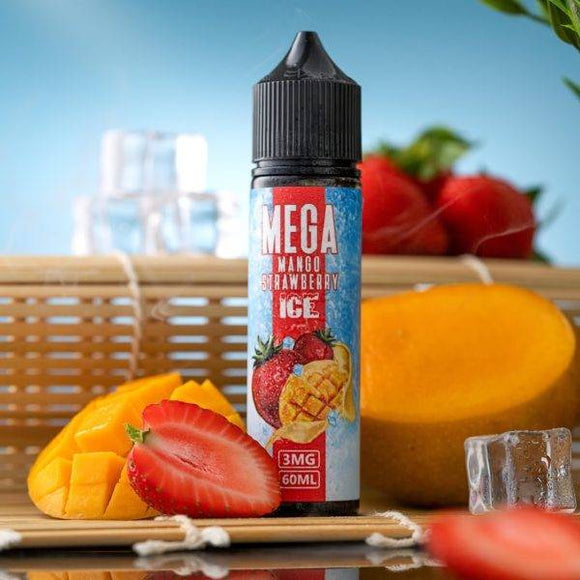 Mega Mango Strawberry Ice Eliquid - Grand Eliquid | Premium Vapes shop UAE