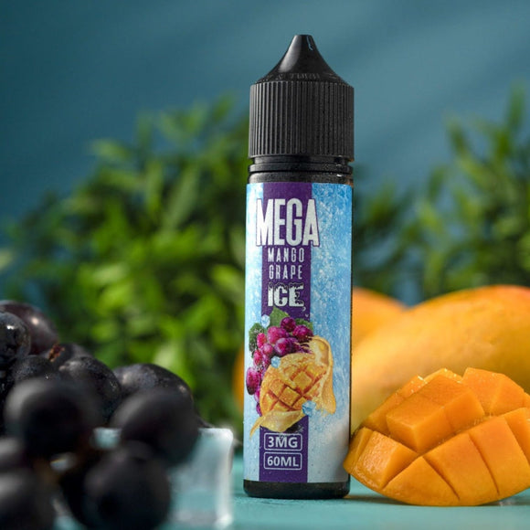 Mega Mango Grape Ice Eliquid - Grand Eliquid | Premium Vapes shop UAE