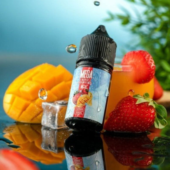 Mega Mango Strawberry Ice Salt - Grand Eliquid | Premium Vapes shop UAE