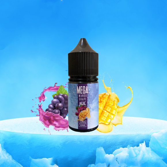 Mega Mango Grape Ice Salt - Grand Eliquid | Premium Vapes shop UAE