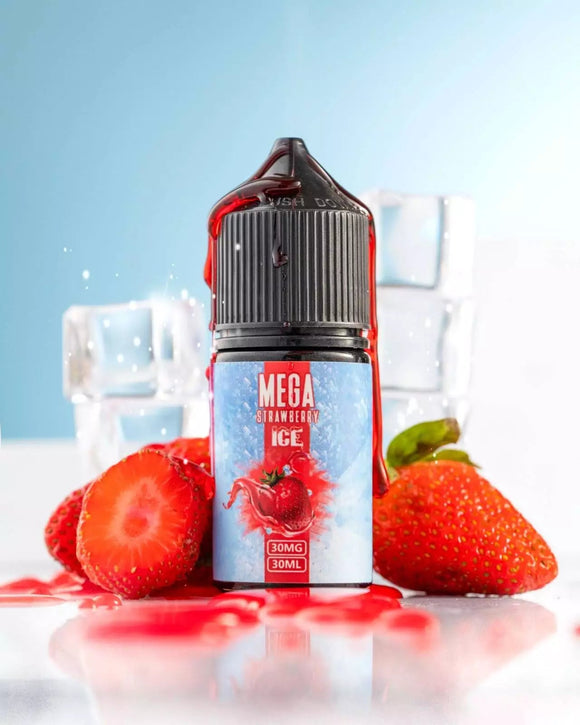 Mega Strawberry Ice Salt - Grand Eliquid | Premium Vapes shop UAE