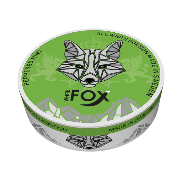 White Fox Peppered Mint Nicotine Pouches (20pcs/Can) | Premium Vapes shop UAE