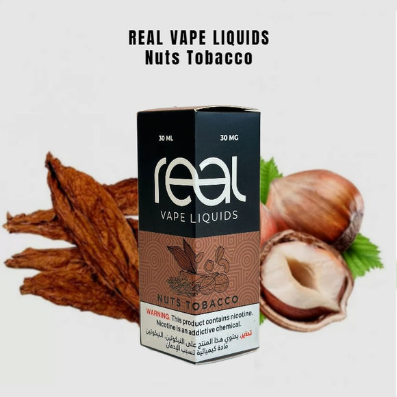 Nuts Tobacco Salts - Real Vape Liquids | Premium Vapes shop UAE