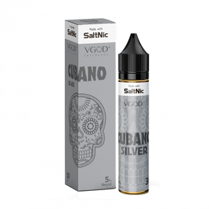SALTNIC Cubano Silver | UAE Vapors R Us - The first vape store in UAE