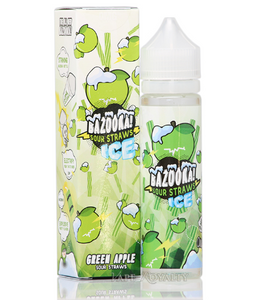 Bazooka Green Apple ICE Sour Straws - 60ml