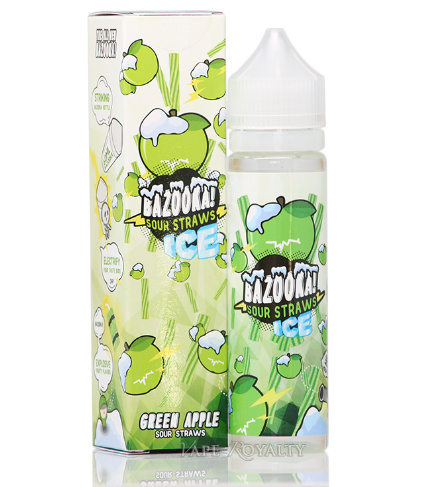 Bazooka Green Apple ICE Sour Straws - 60ml