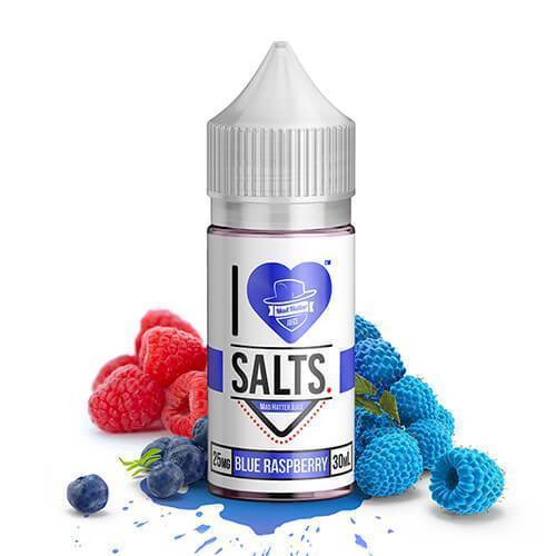 I LOVE SALTS BY MAD HATTER - BLUE RASPBERRY | premium vapes UAE - The first vape store in UAE