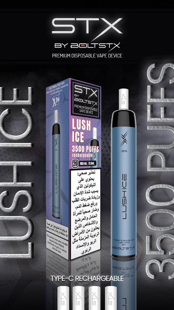 STX - BOLTSTX Disposable Vape 3500 Puffs (2% Nicotine) | Premium Vapes shop UAE