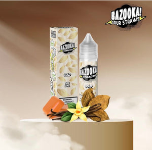 Bazooka Tobacco Gold Sour Straw - 60ml | Premium Vapes shop UAE