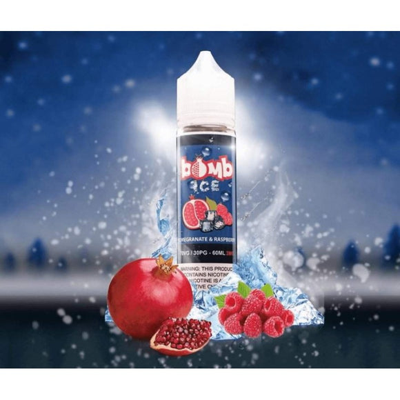 Bomb Ice Pomegranate Raspberry Eliquids | Premium Vapes shop UAE