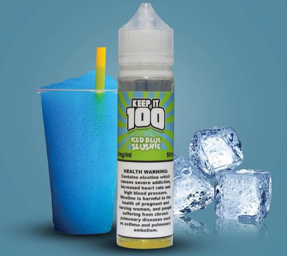 Keep It 100 - Blue Slushie Iced Eliquid | Premium Vapes shop UAE