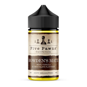 Bowdens Mate Eliquid 60ml - Five Pawns (Chocolate Mint With Vanilla) premium vapes shop uae