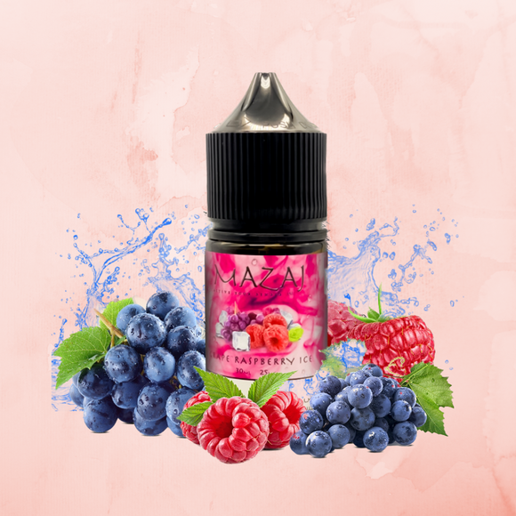 Grape Raspberry Ice Saltnic by MAZAJ | Premium Vapes shop UAE