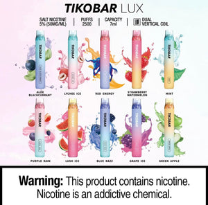 Tikobar Lux Disposable 2500 Puffs (5%) | Premium Vapes shop UAE