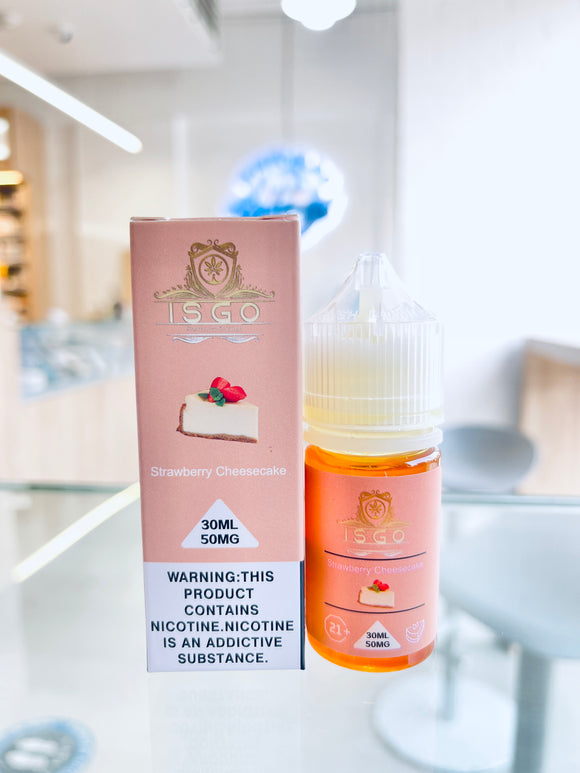 Strawberry Cheesecake Salt 30ml - ISGO | Premium Vapes shop UAE