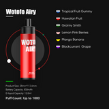 Wotofo Airy Vape Pen Disposable (6mg) | Premium Vapes shop UAE