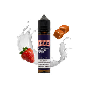 Strawberry Caramel Cream 60ml - BAKD | Premium Vapes shop UAE