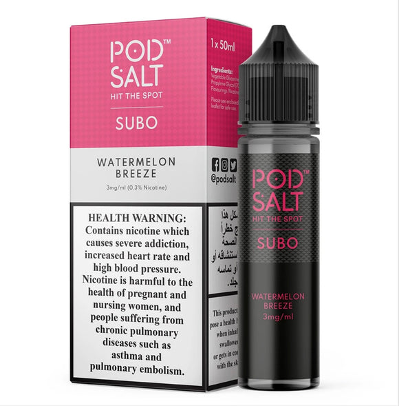 Watermelon Breeze - Pod Salt Subo | Premium Vapes shop UAE