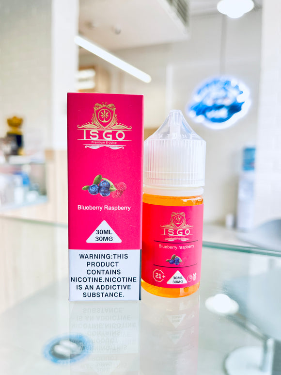 Blueberry Raspberry Salt Nic 30ml - ISGO | Premium Vapes shop UAE