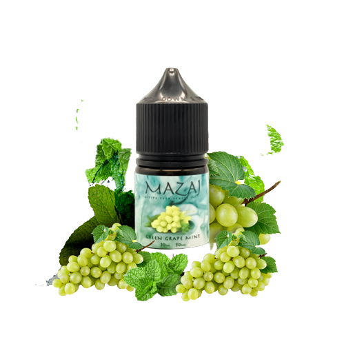 Green Grape Mint Saltnic by MAZAJ | Premium Vapes shop UAE