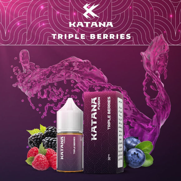 Katana Fusion - Triple Berries Saltnic | Premium Vapes shop UAE