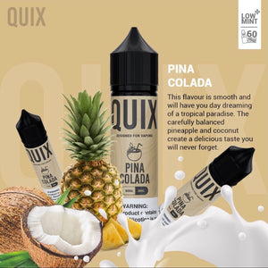 Quix - Pina Colada Eliquid 60ml | Premium Vapes shop UAE