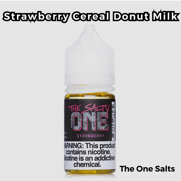 Strawberry Cereal Donut Milk The One Salt Nic 30ml premium vapes uae