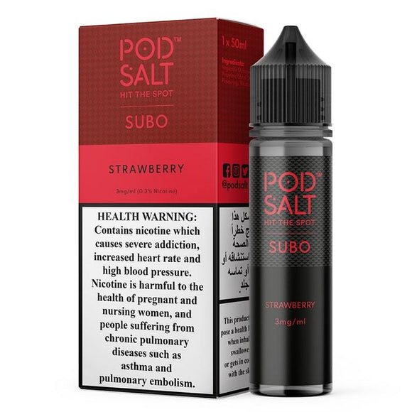 Strawberry Eliquid - Pod Salt Subo | Premium Vapes shop UAE