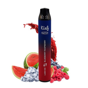 Kief Switch 6%mg - Lush ice plus blueberry raspberry premium vapes shop uae