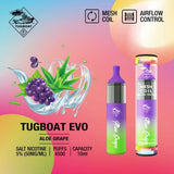 Tugboat Evo Disposable Pod 4500 Puffs 5% Nicotine | Premium Vapes shop UAE