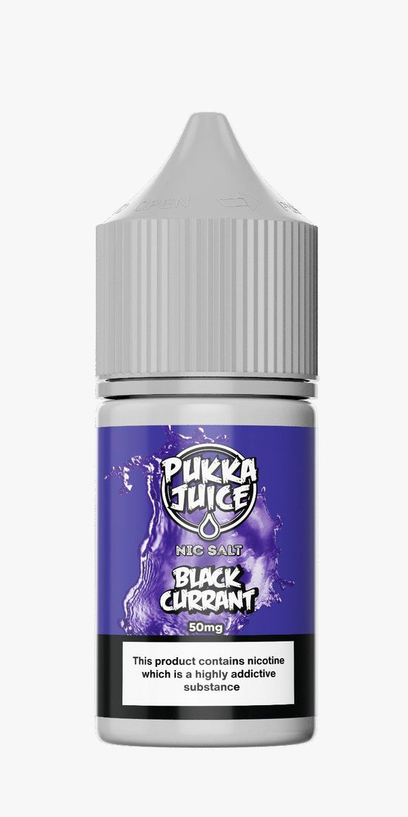 Blackcurrant Saltnic 30ml - Pukka Juice | Premium Vapes shop UAE