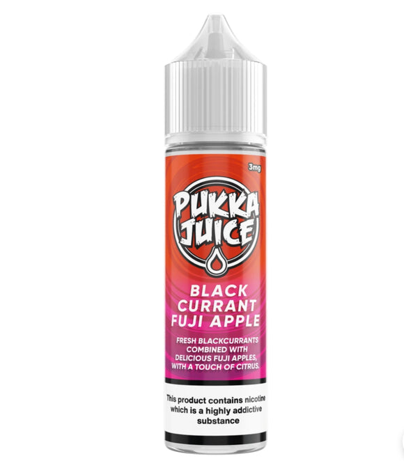 Blackcurrant Fuji Apple Eliquid 60ml - Pukka Juice | Premium Vapes shop UAE