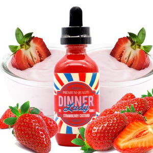 Strawberry Custard By Dinner Lady E liquid