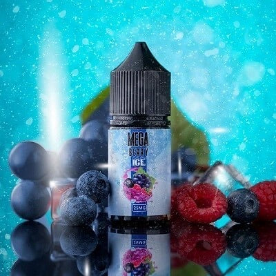 Mega Berry Ice Salt Nicotine 30ml premium vapes shop uae