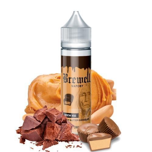 Peanut Butter Chocolate Eliquid 60ml - Brewel MFG premium vapes uae